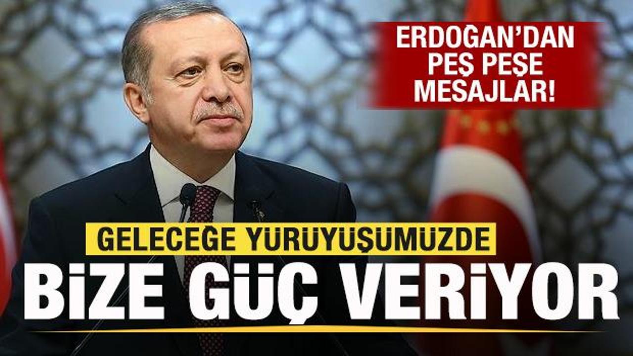 Başkan Erdoğan’dan Erzurum ve Hatay mesajı