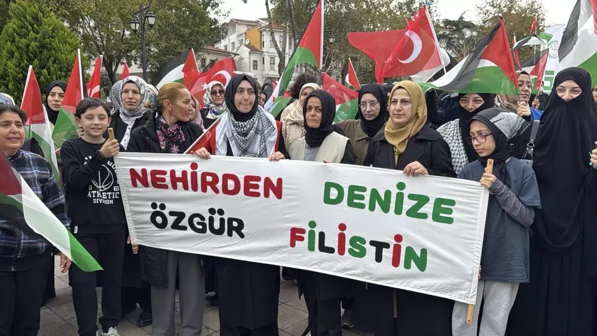 tekirdagda gazzeye destek eylemi duzenlendi lUpVcFRH