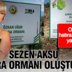 Sezen aksu hatira ormani olusturdu o isimler hatira ormaninda yasayacak BFE3pf2R